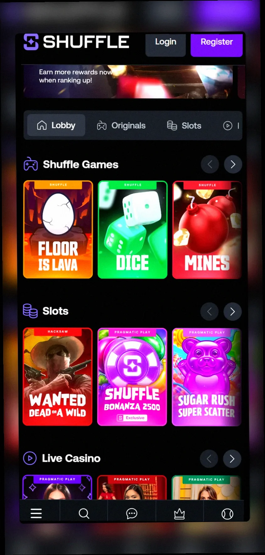 Shuffle Casino mobile Australia
